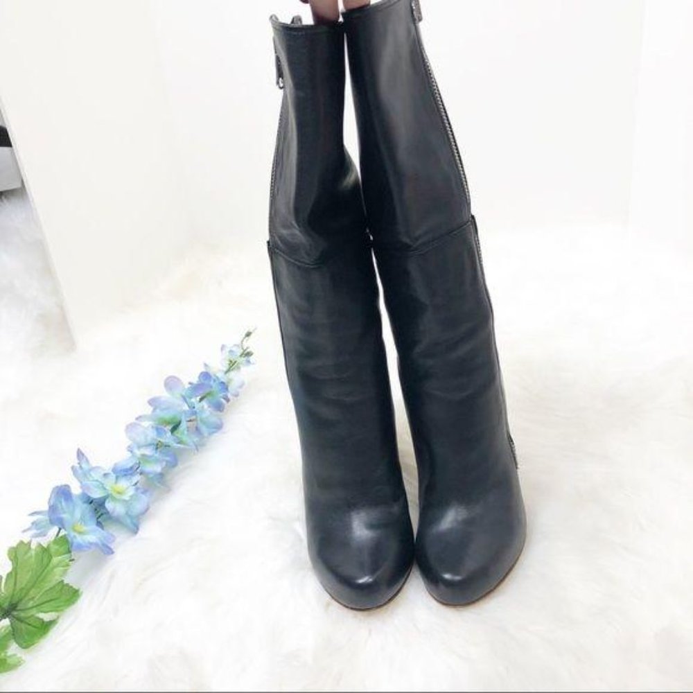 Sigerson Morrison Designer Boots Tall Western 5 - Picture 8 of 16